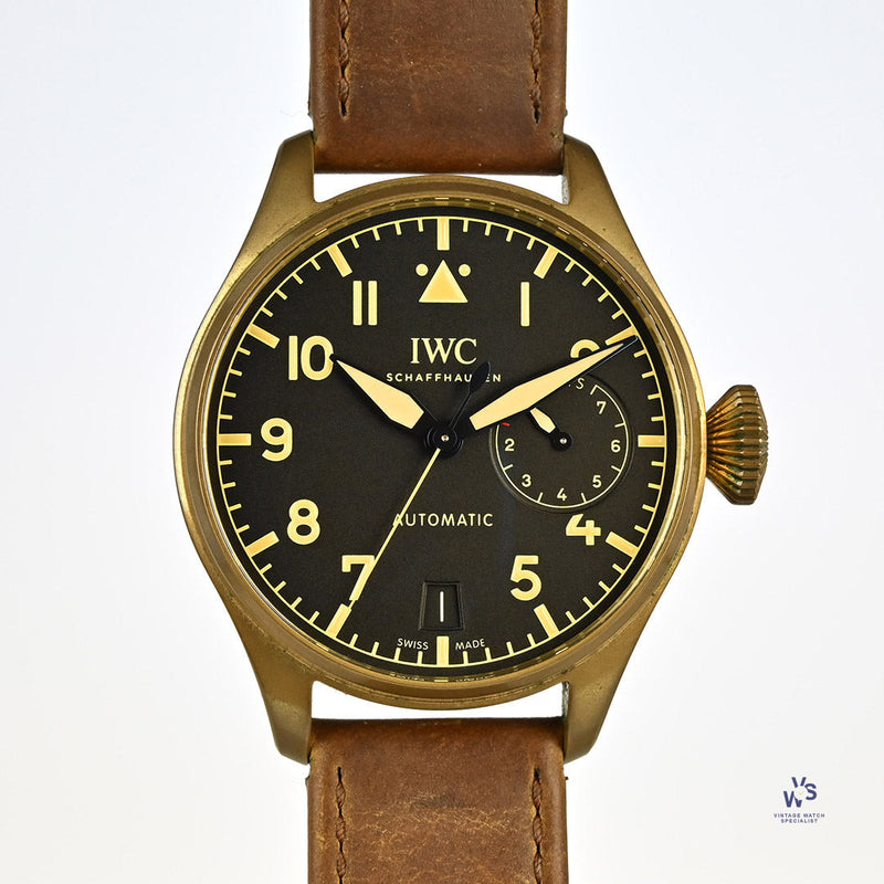 International Watch Co - Bronze Edition Big Pilot’s Model Ref: IW501005 One of only 1500 Box & Papers 2018 Vintage Specialist