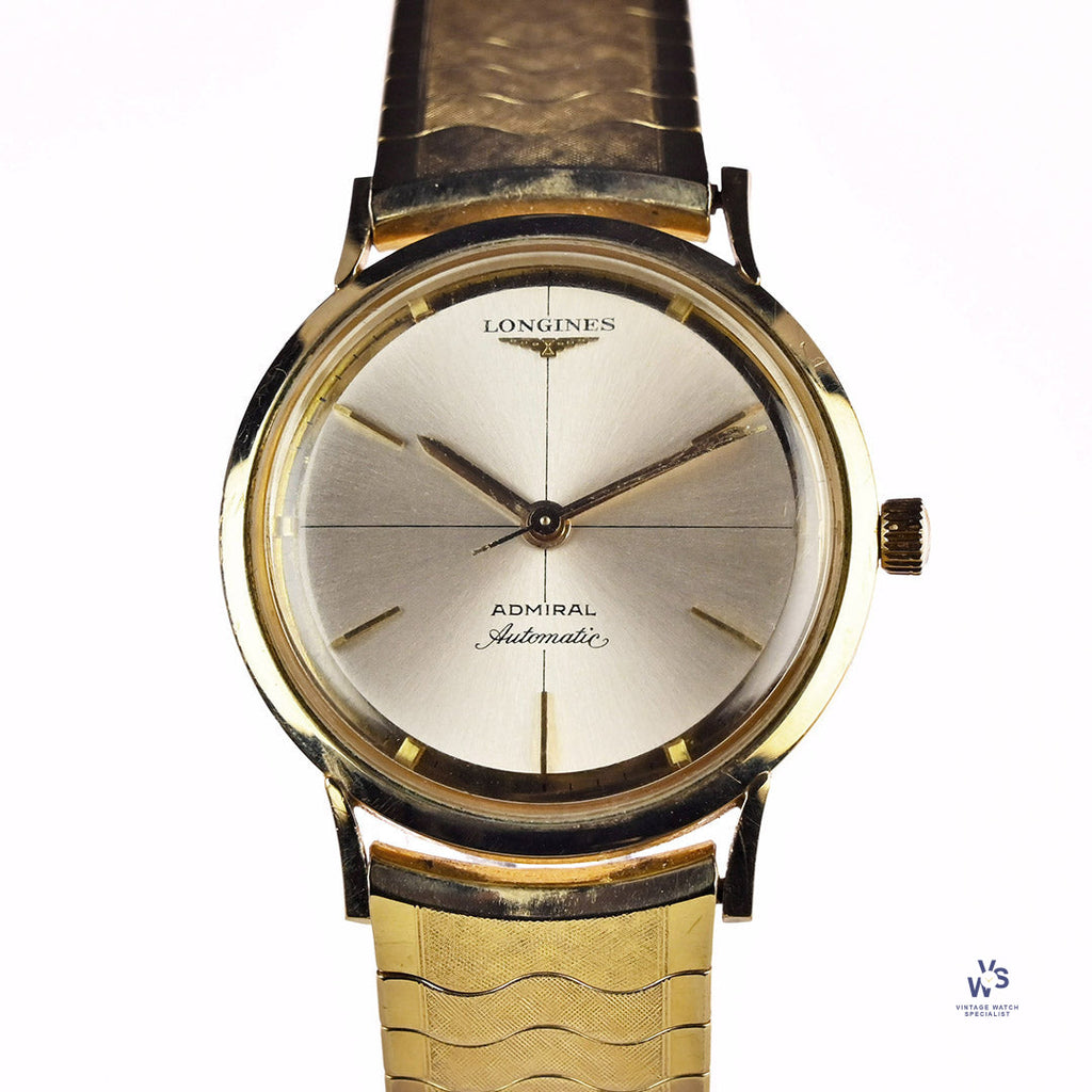 Longines - Admiral 1200 Automatic 10K Gold c.1963 Vintage Watch Specialist