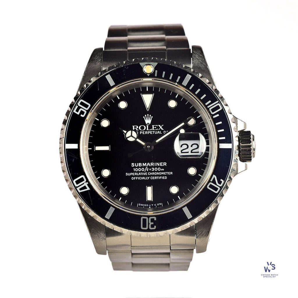 Rolex Submariner - Date MK1 - Model Ref: 16610 - c.1990 - Vintage Watch Specialist