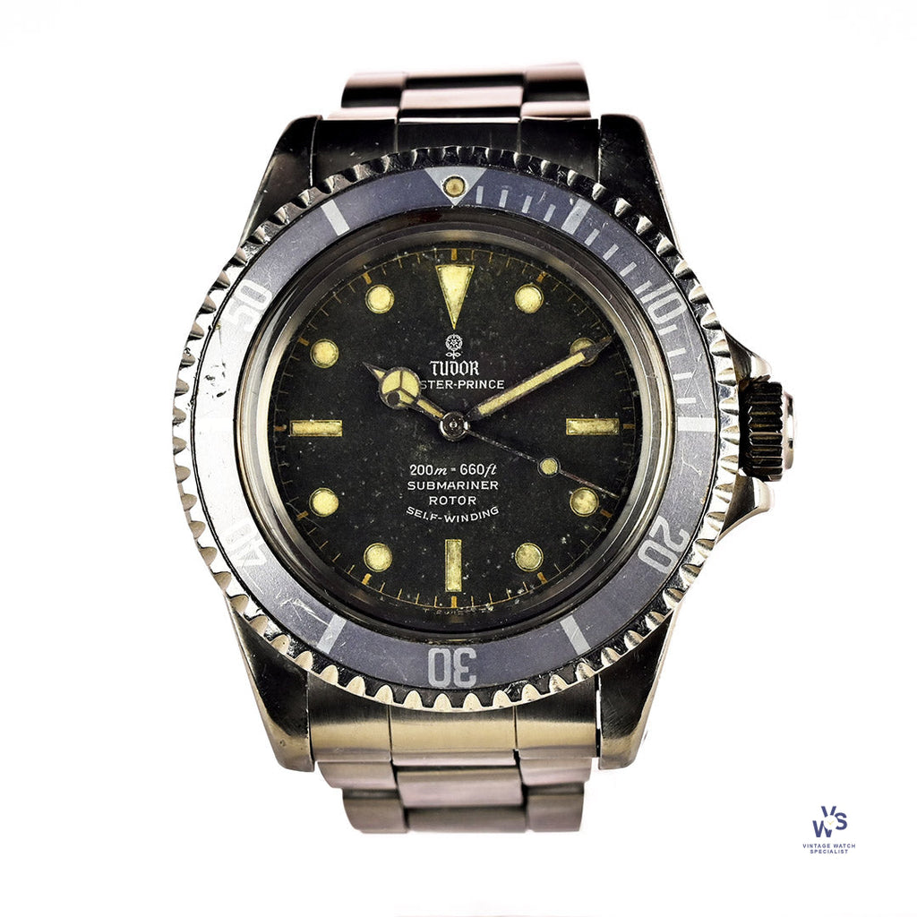 Tudor - Oyster Prince Submariner Reference 7928 Ghost Bezel 1964 Vintage Watch Specialist