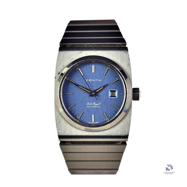 Zenith Port Royal Model 01.0600.485 Automatic Calendar Ladies 27 Vintage Watch Specialist
