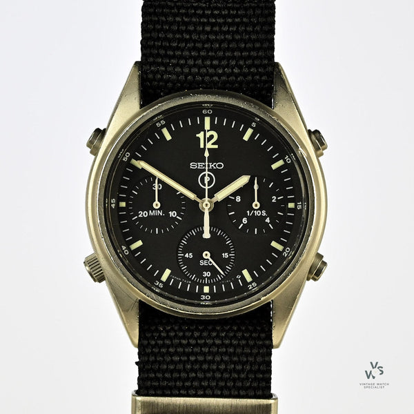 Seiko Chronograph Reference 7A28 Generation 1 RAF Issued Watch Vintage Watch Specialist