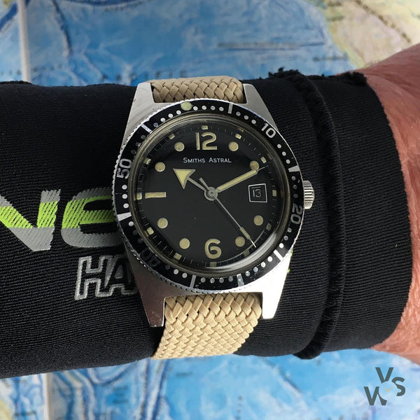 Smiths Astral 20 ATM Divers Wristwatch Vintage Watch Specialist
