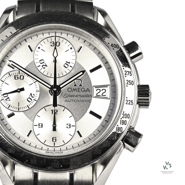 Omega Speedmaster Date Automatic Reduced Silver Dial 1999 Model ref 3513.30.00