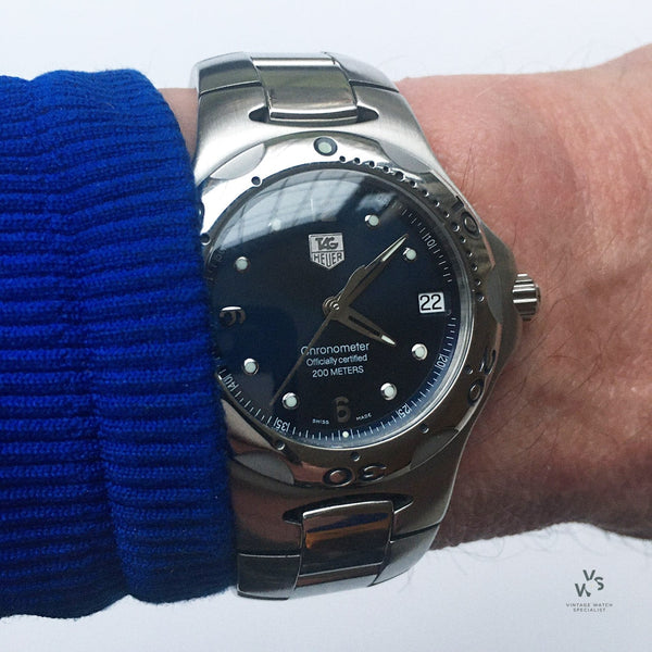 Tag Heuer Kirium Automatic Chronometer Blue Dial Model Ref WL5113 Vintage Watch Specialist