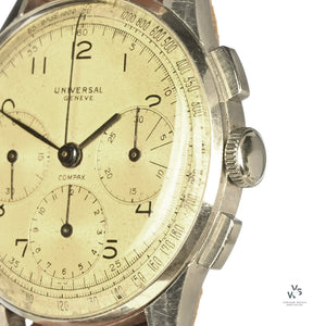 Universal Geneve Compax Ref.22427 - Triple-Register Chronograph c.1940’s - Vintage Watch Specialist
