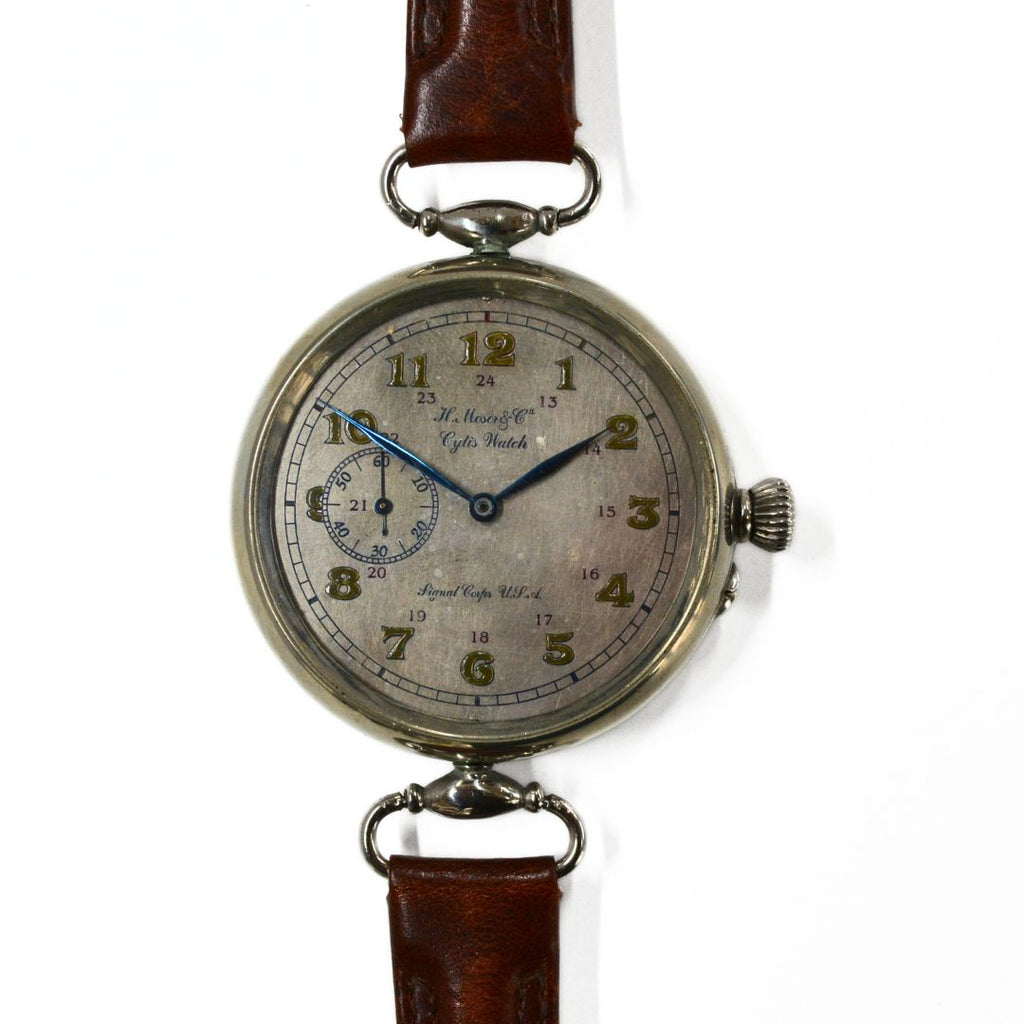 H.Moser & Cie - Cylis Watch - US Signal Corps - Pocket Watch Conversion - c.1910