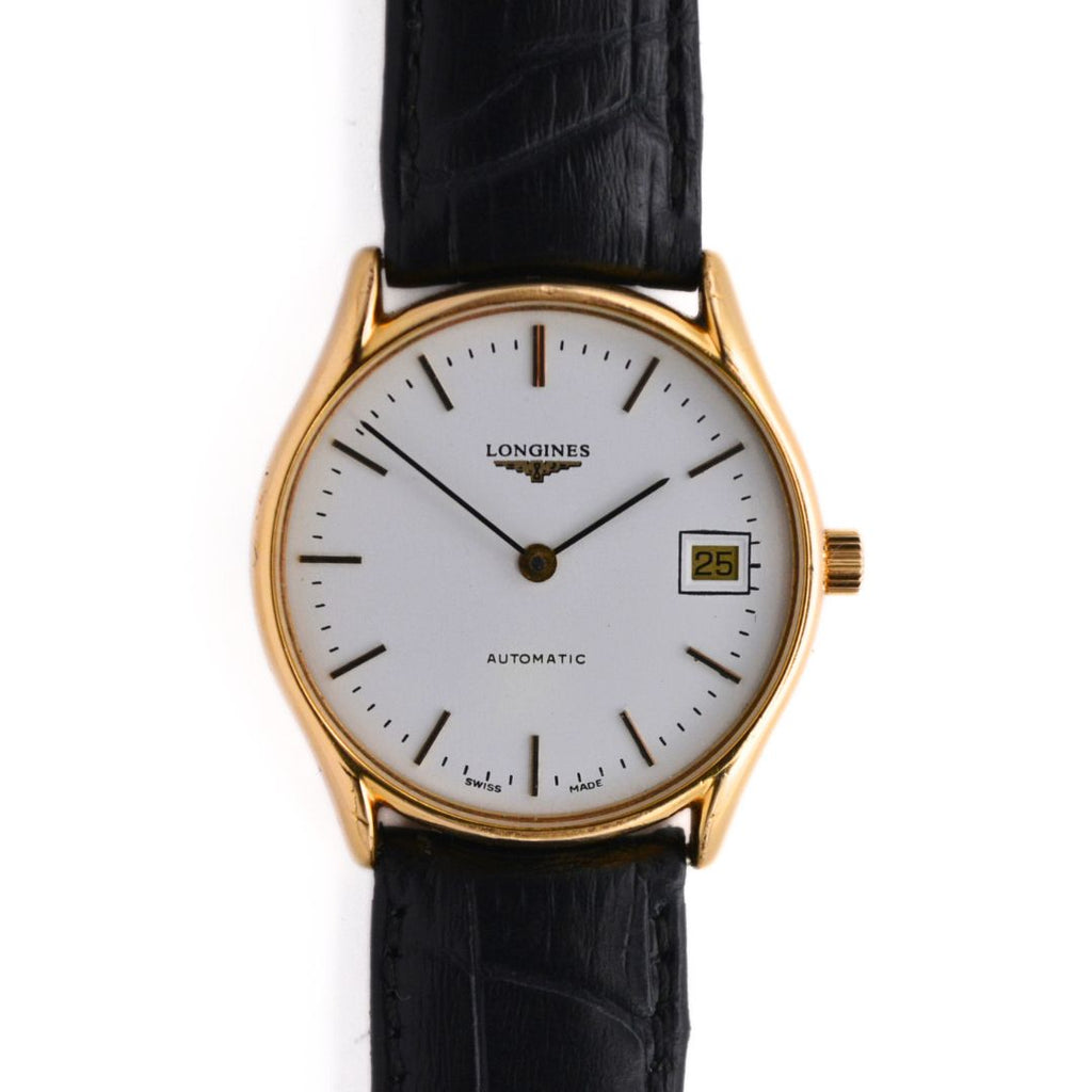 Longines - Automatic - Calendar  - Reference 7043-1 - Gold Plated - c.1980