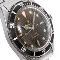Rolex - Oyster Perpetual Submariner - Reference 5508 - With Gilt Tropical Chocolate Dial - c.III.1958