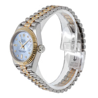 Rolex - Lady's 26mm Datejust - Tridor - Mother of Pearl Dial - Model Reference 69179B - circa. 1989 with Original Rolex Boxes