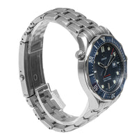Omega Seamaster Professional - Model 196.1504 - Quartz with Blue Wave Dial in 41mm Steel Case - c.2010