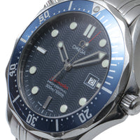 Omega Seamaster Professional - Model 196.1504 - Quartz with Blue Wave Dial in 41mm Steel Case - c.2010