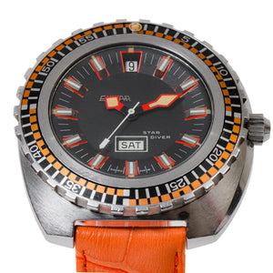 Enicar Star Diver Day Date Automatic Sherpa - Model Ref: 147-05-02 - C. 1972