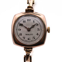 Rolex - 9ct Gold - Ladies - Square Case - Cocktail Watch - c.1934
