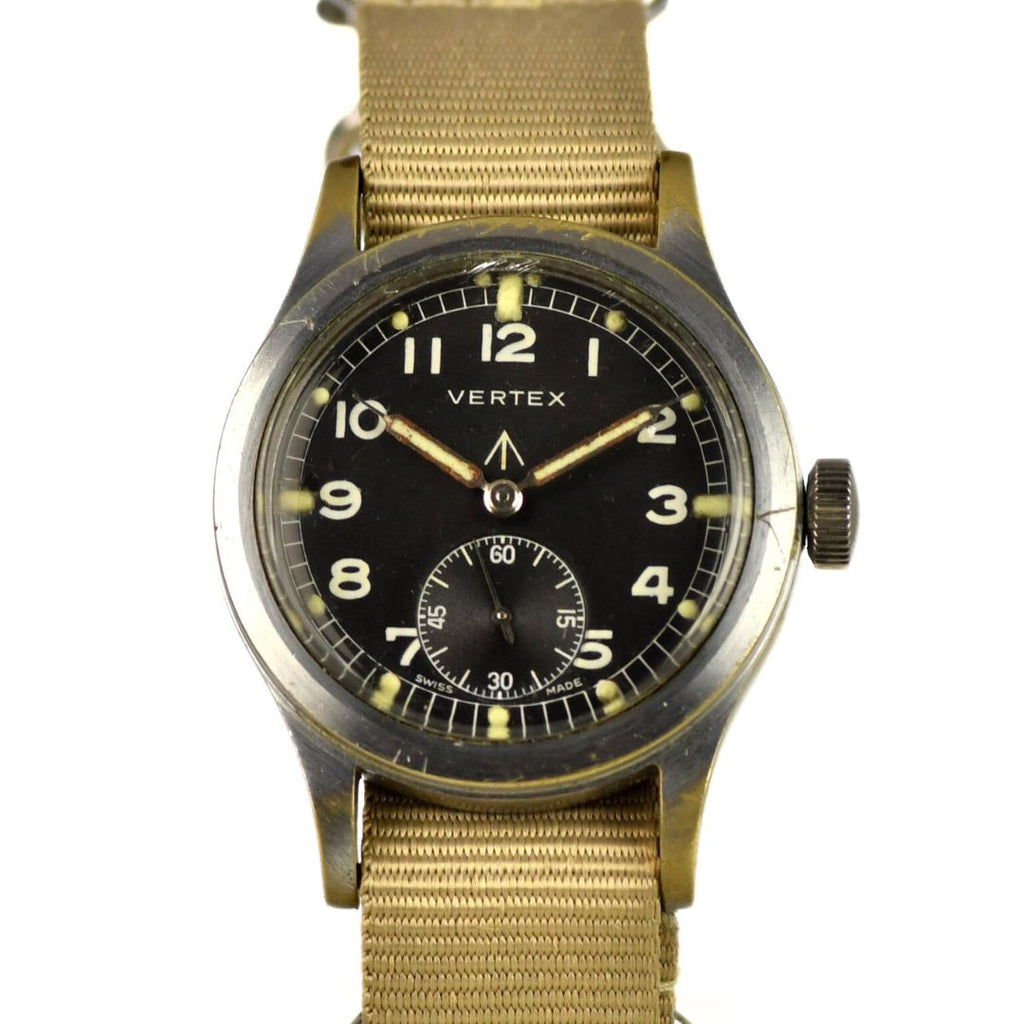 Vertex WWW - A Dirty Dozen Military Issued Wrist Watch - c.1945 - Calibre 59 Movement