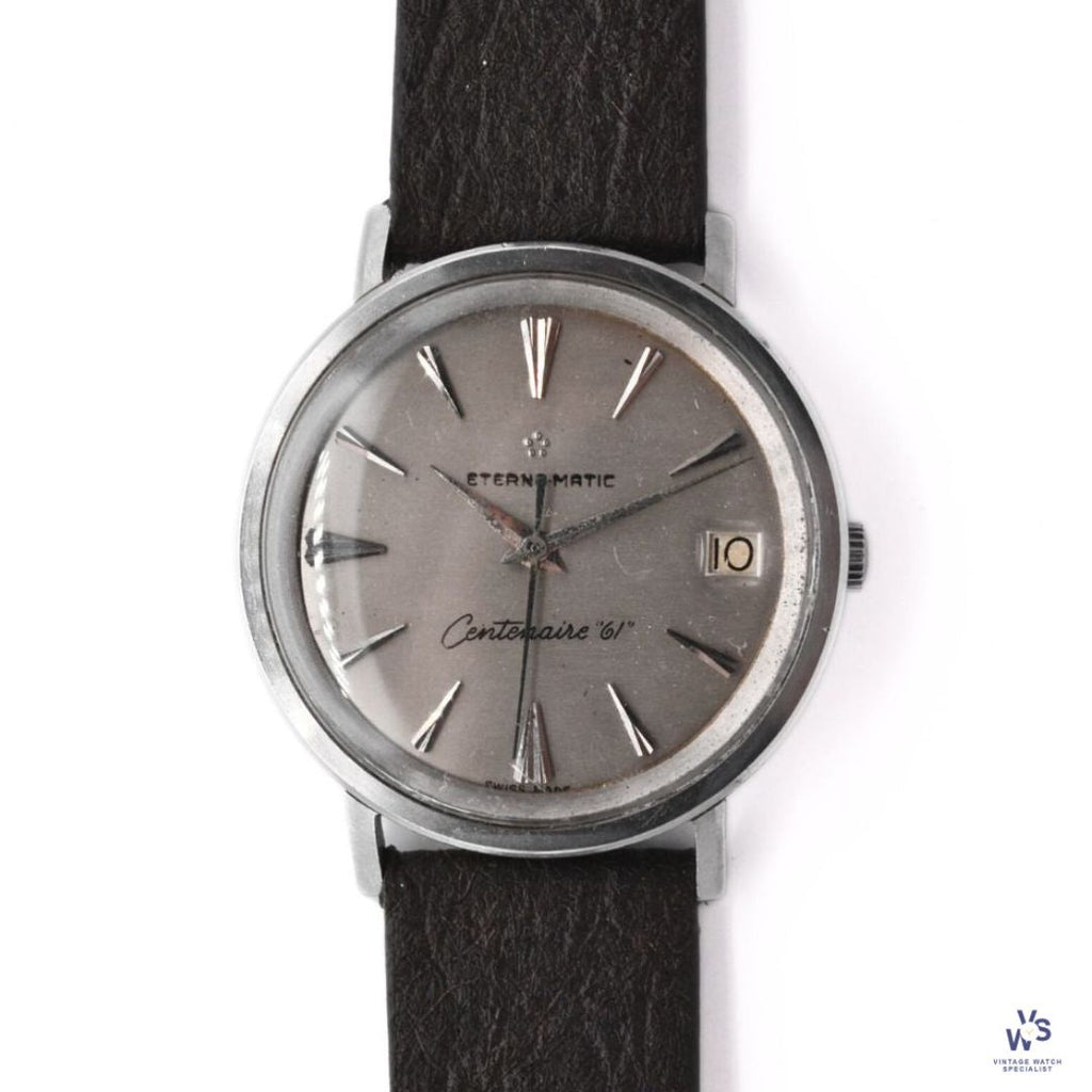 Eterna-Matic - Centenaire 61  with Date - Vintage Automatic Dress Watch