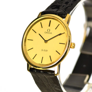 Omega DeVille 18k Gold Dress Watch - Model 111-107 - c.1973