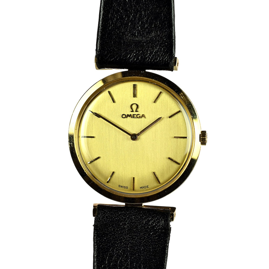 Omega De Ville - An 18k Gold Dress Watch with T-Bar Lugs - Calibre 620 - c1968