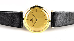 Omega De Ville - An 18k Gold Dress Watch with T-Bar Lugs - Calibre 620 - c1968