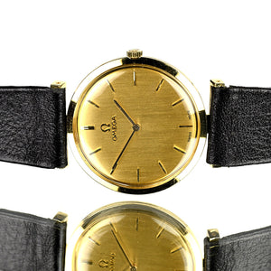 Omega De Ville - An 18k Gold Dress Watch with T-Bar Lugs - Calibre 620 - c1968