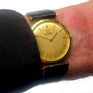 Omega De Ville - An 18k Gold Dress Watch with T-Bar Lugs - Calibre 620 - c1968