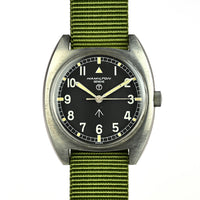 Hamilton Geneve 6bb RAF Issued Watch - C.1974 - With Original Tritium Dial