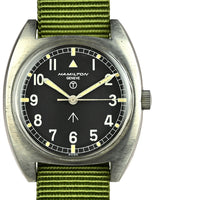 Hamilton Geneve 6bb RAF Issued Watch - C.1974 - With Original Tritium Dial
