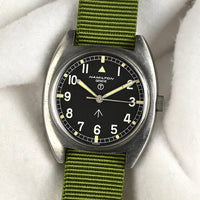 Hamilton Geneve 6bb RAF Issued Watch - C.1974 - With Original Tritium Dial