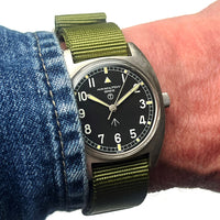 Hamilton Geneve 6bb RAF Issued Watch - C.1974 - With Original Tritium Dial