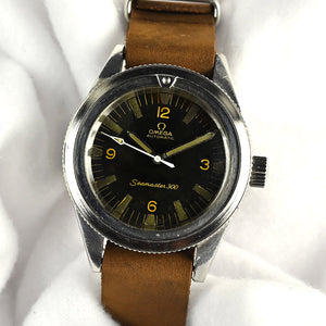 Omega Seamaster 300 Divers Watch - Model 165.014 - 63  - HF Case - Thin Bezel - c.1963