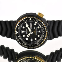 Seiko Quartz - Professional Grandfather Golden Tuna Model Ref: 7549-7009 - 600m Divers Watch - Gold over Titanium Case