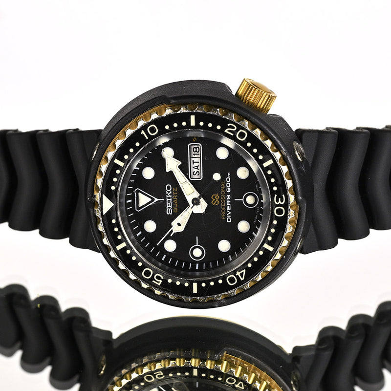 Seiko Quartz - Professional Grandfather Golden Tuna Model Ref: 7549-7009 - 600m Divers Watch - Gold over Titanium Case