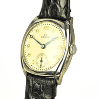 Omega Vintage Cushion Cased Watch - Model Ref: 48223 - Breguet Dial - Blued Steel Hands - c.1934