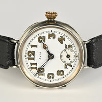 Avia - Military WW1 Silver Trench Watch - Issued to 39th Garhwal Rifles - British Indian Army