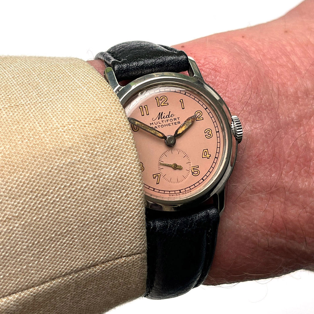 Mido Multifort Datometer Automatic Bumper - c.1940s