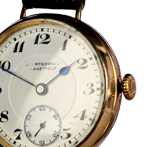 J Cresswell Wakefield Geneva Watch Co - Rolled Gold - c.1920