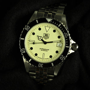 Tag Heuer Professional 200m - Night Diver - Luminous Dial - Model Ref: 980.113B - c.1987