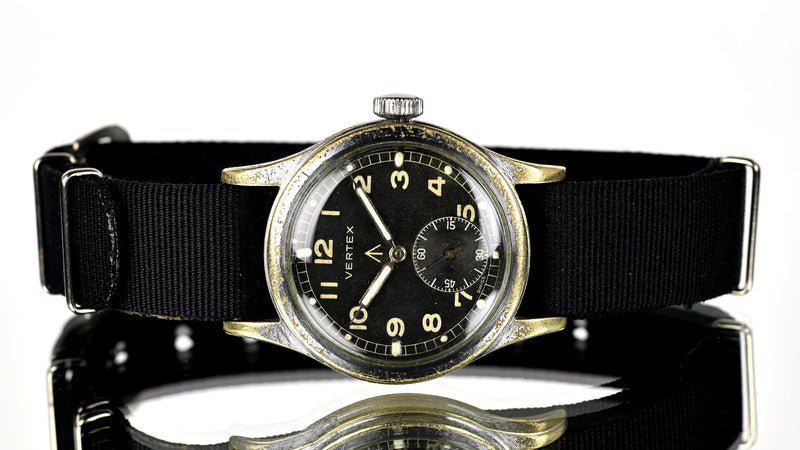 Vertex Dirty Dozen WW2 Military Issued Soldiers Watch - Matching Case and Lug Numbers - c.1944