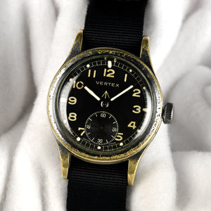 Vertex Dirty Dozen WW2 Military Issued Soldiers Watch - Matching Case and Lug Numbers - c.1944