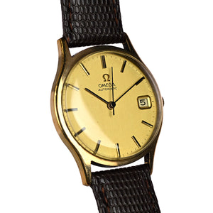 Omega Automatic Calendar Watch - 9k Gold Shackman Case - c.1974