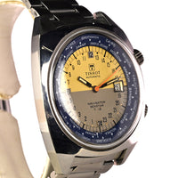 Tissot Automatic Navigator Seastar T.12 - Two Tone  World Time Dial - c.1970
