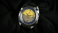 Tissot Automatic Navigator Seastar T.12 - Two Tone  World Time Dial - c.1970