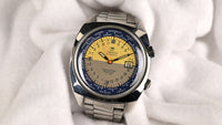 Tissot Automatic Navigator Seastar T.12 - Two Tone  World Time Dial - c.1970
