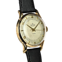 Vintage Smiths De Luxe Watch - 9k Gold - Gilt Dial Furniture - c.1950s