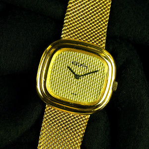 Roy King Silver Gilt Watch - Guilloché-Style Dial - c.1976