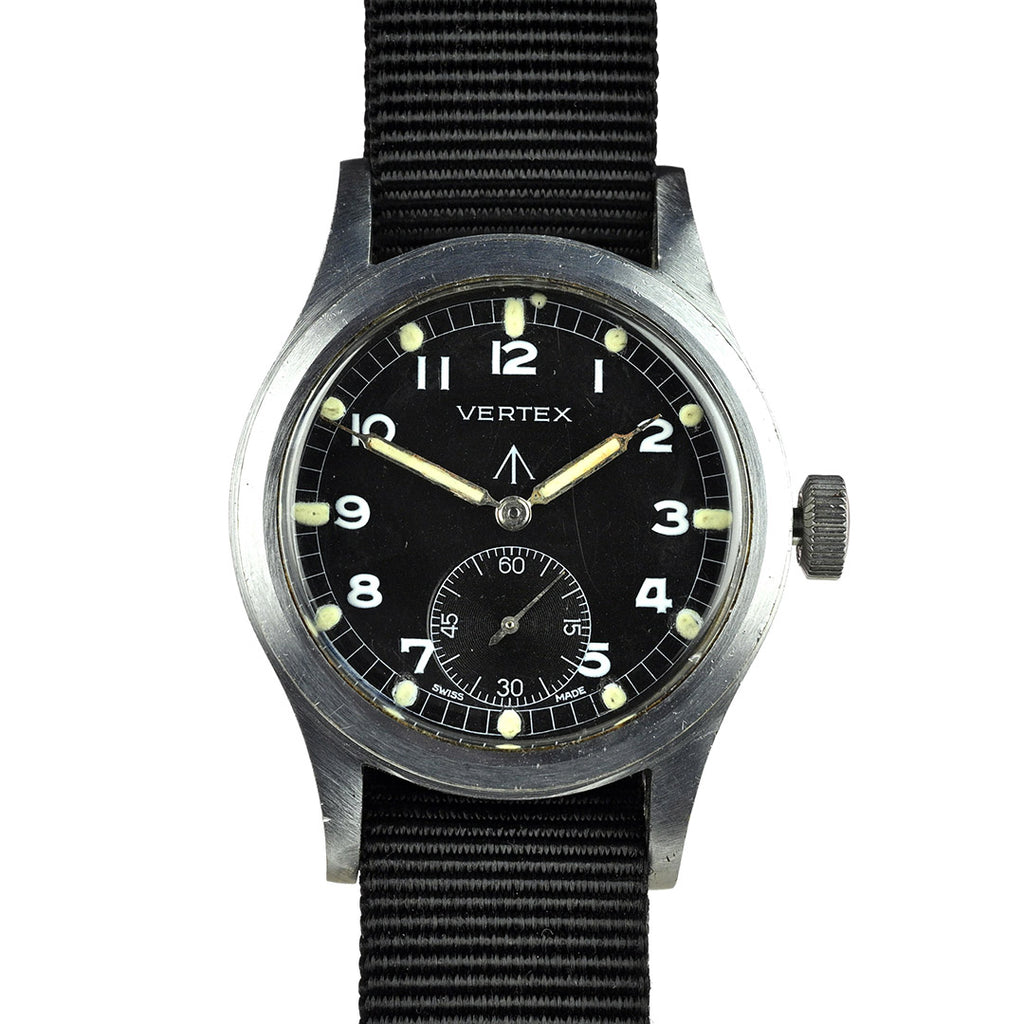 Vertex WWW Dirty Dozen - Original Condition - Matching Case and Lug Numbers - c.1944