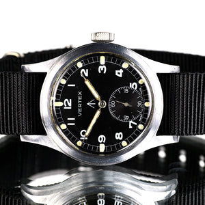 Vertex WWW Dirty Dozen - Original Condition - Matching Case and Lug Numbers - c.1944