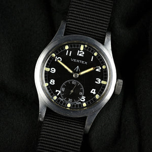 Vertex WWW Dirty Dozen - Original Condition - Matching Case and Lug Numbers - c.1944