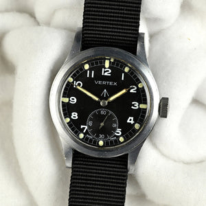 Vertex WWW Dirty Dozen - Original Condition - Matching Case and Lug Numbers - c.1944
