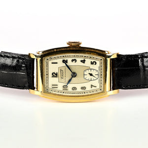 Tissot - 9k Gold Art Deco Dress Watch - Dennison Case - c.1932